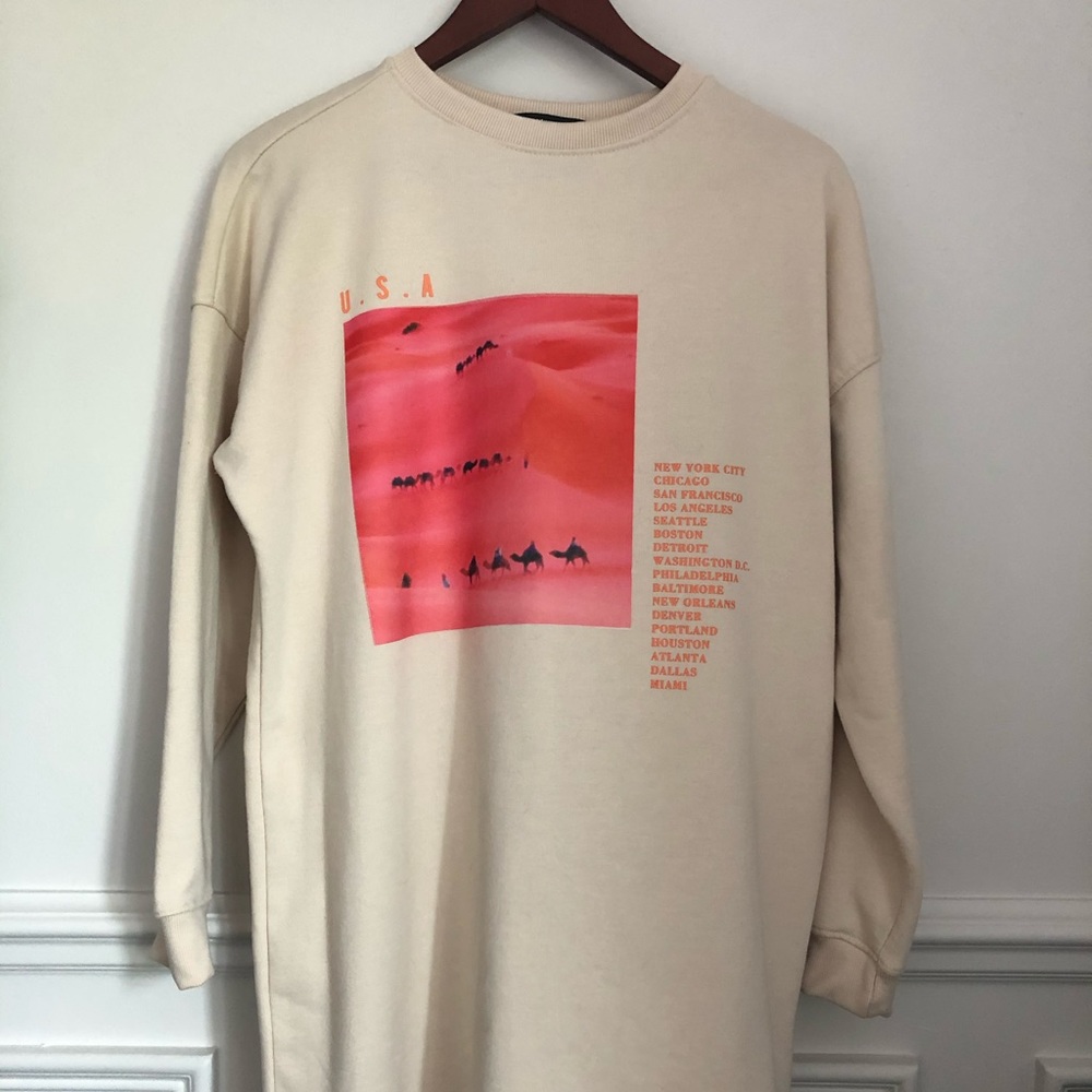 Missguided graphic tshirt dress